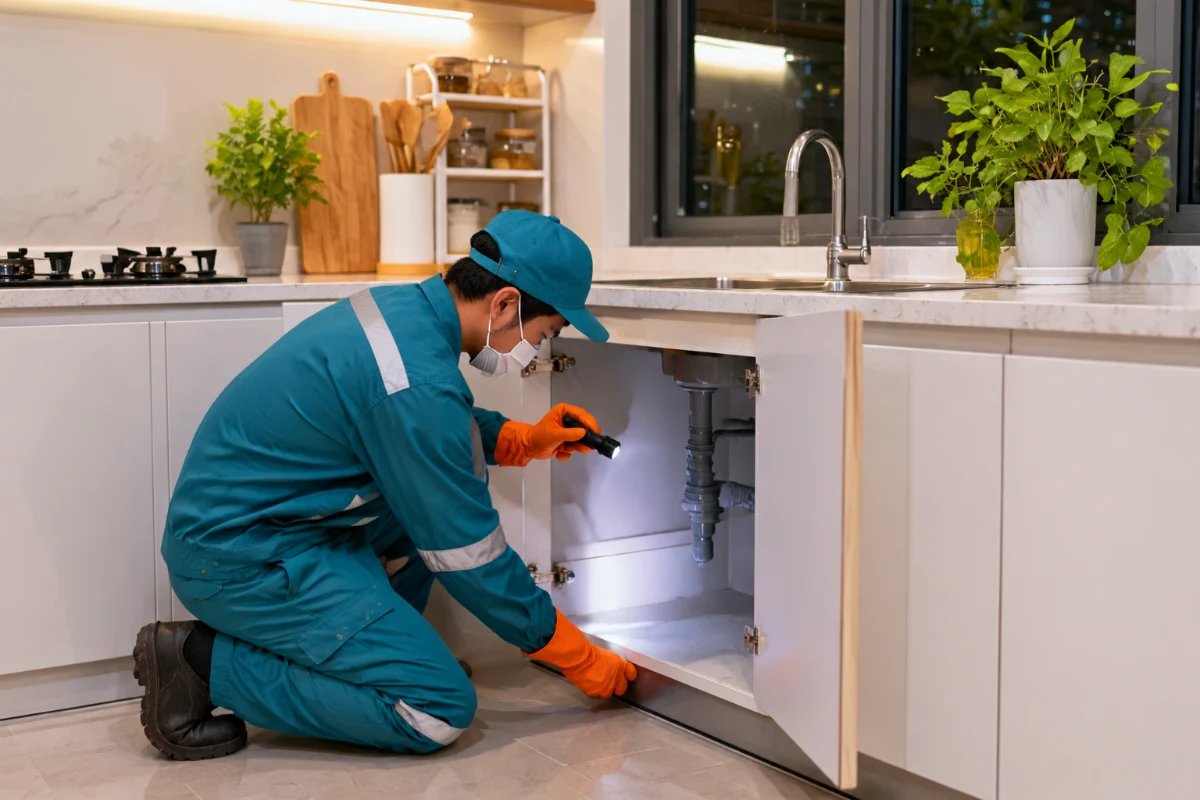 Diệt gián nhà bếp